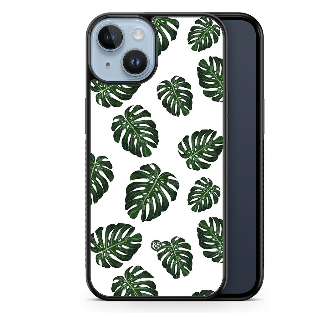 iPhone 14 Plus Case - Monstera Pattern