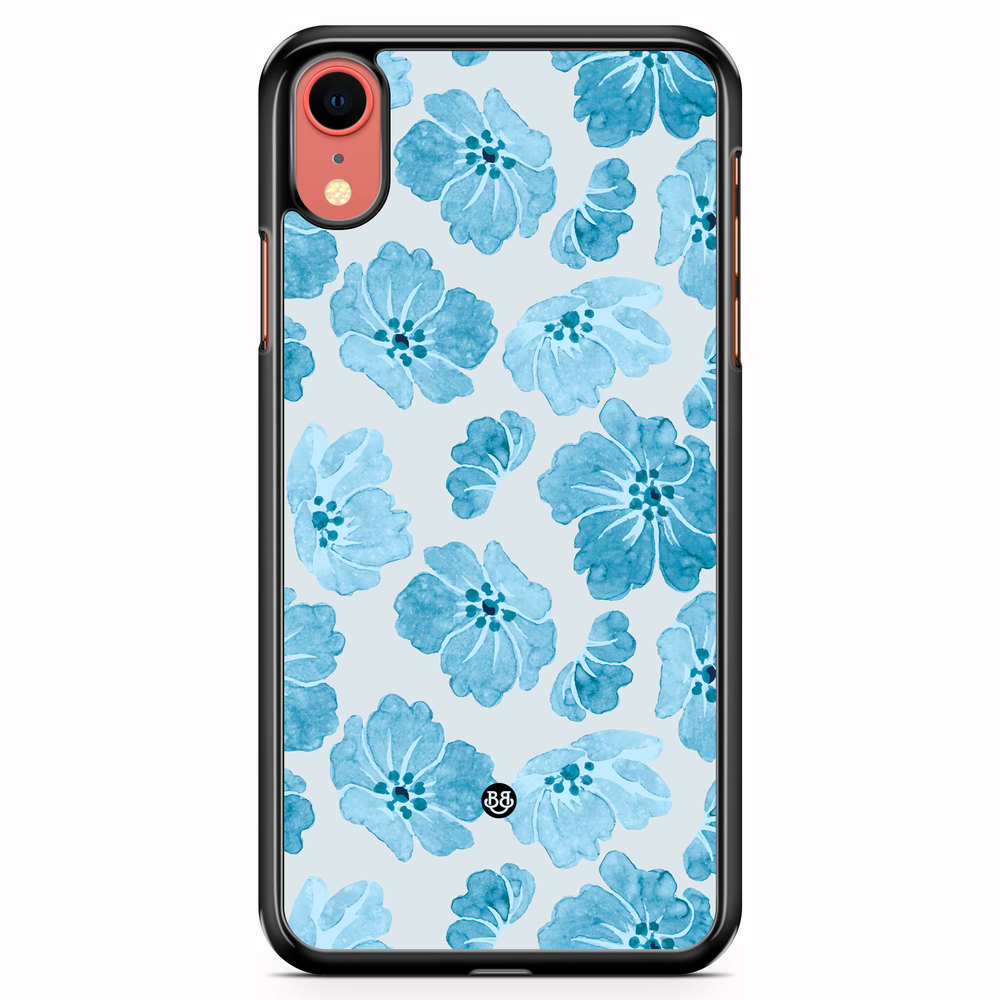 iPhone XR Case - WILD BLOOM - Blue Petals