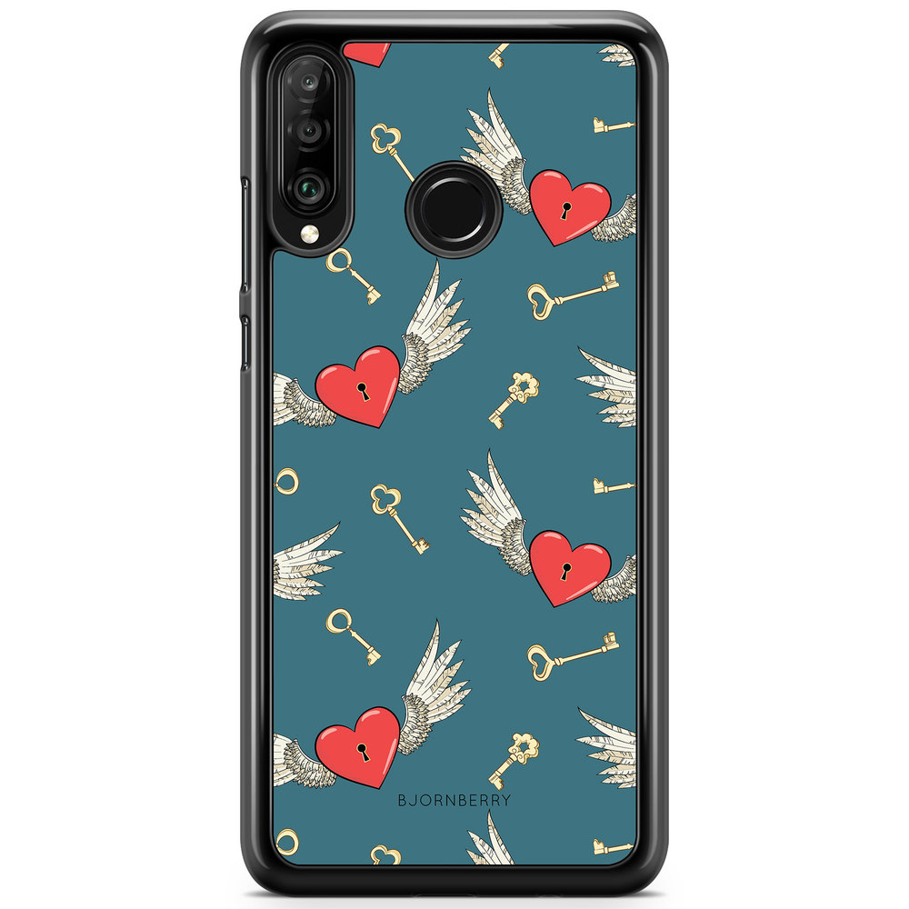 Huawei P30 Lite Case - Hearts 'n Wings
