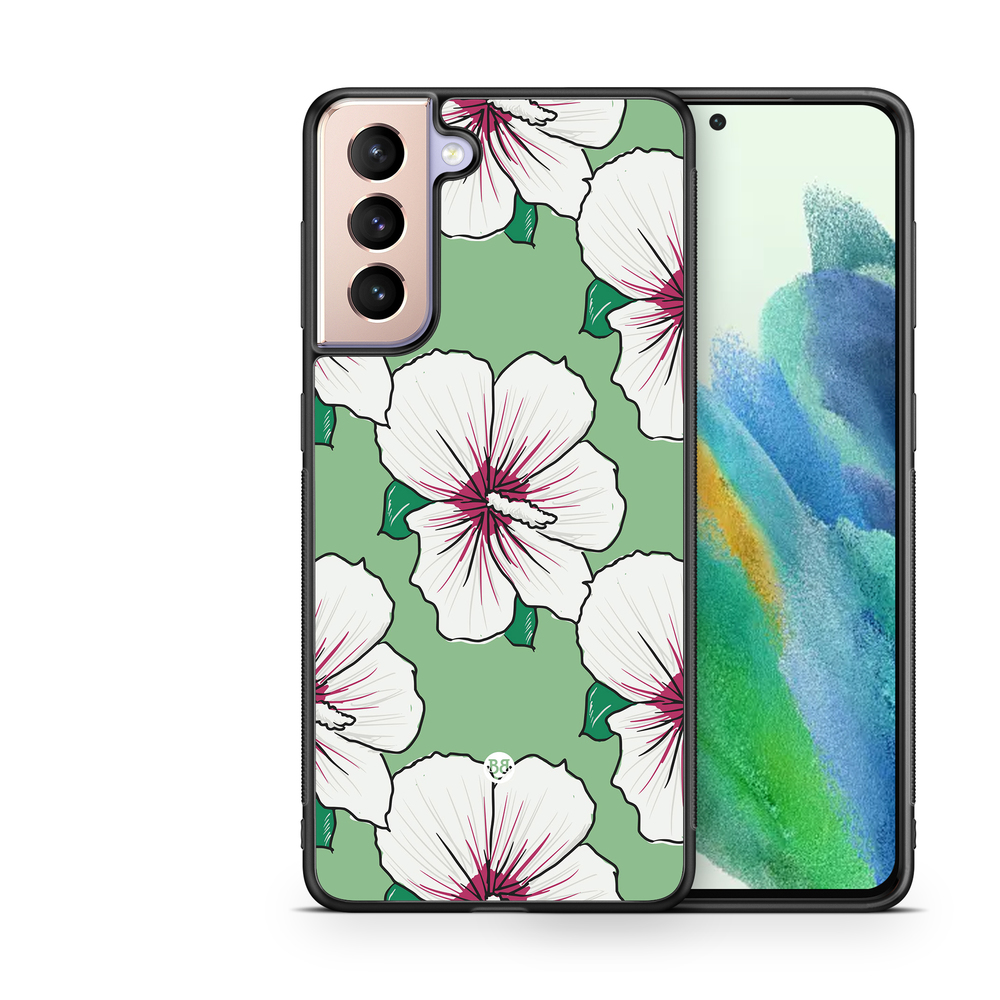Samsung Galaxy S21 FE 5G Case - Creamy White Flowers