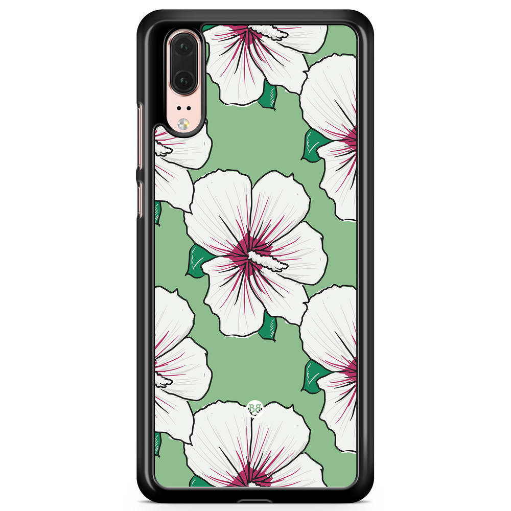 Huawei P20 Case - Creamy White Flowers