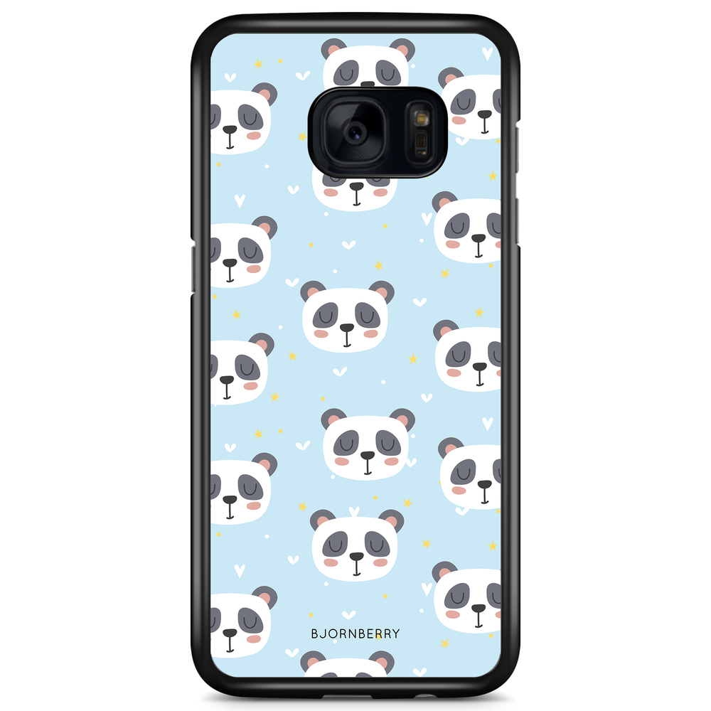 Samsung Galaxy S7 Edge Case - Panda Pattern