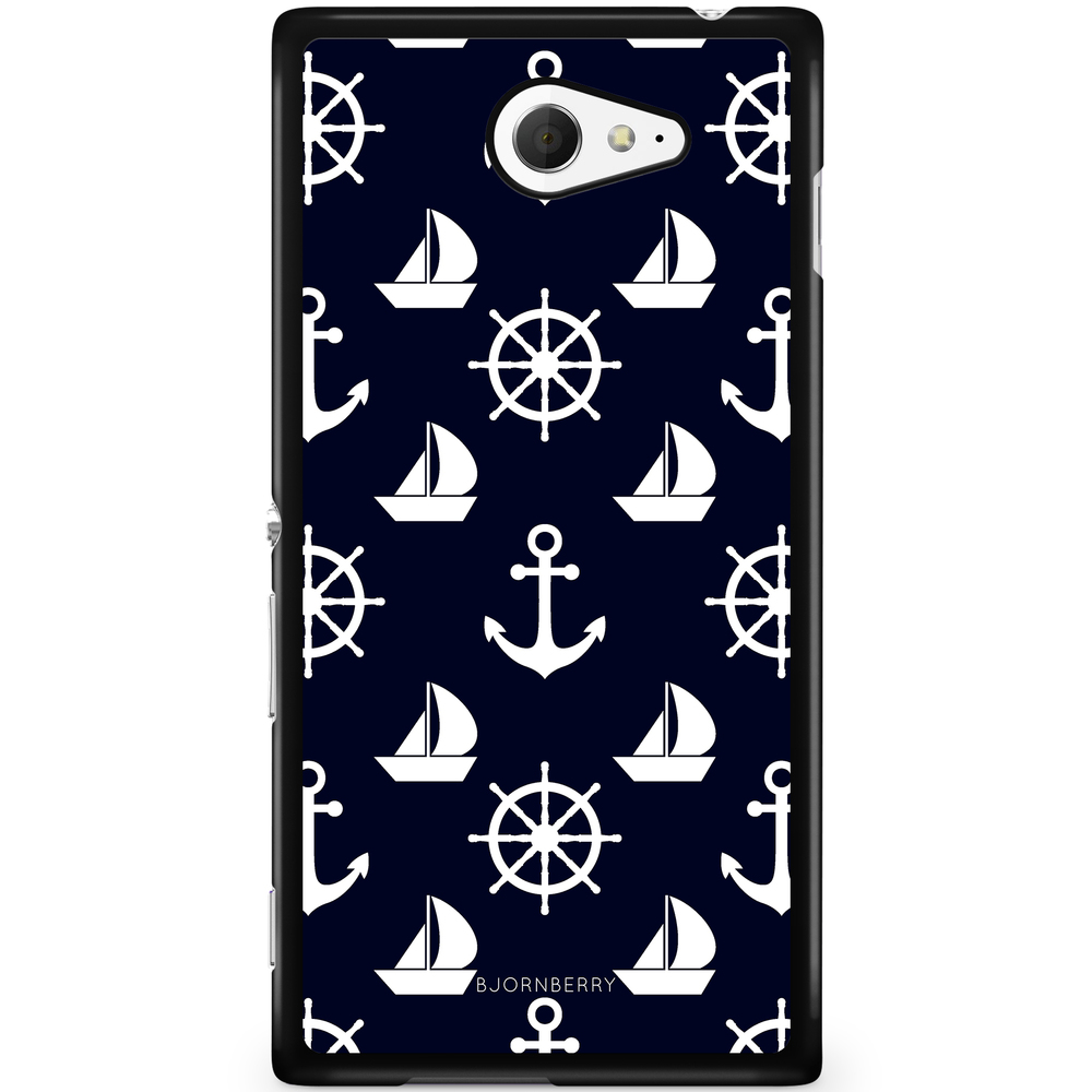 Sony Xperia M2 Aqua Case - Sailing Pattern