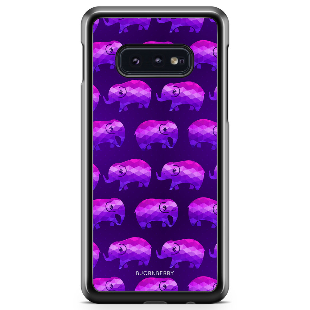 Samsung Galaxy S10e Case - Purple Elephant