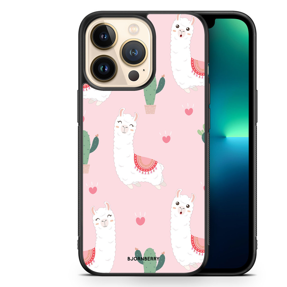 iPhone 13 Pro Case - Llama Pattern