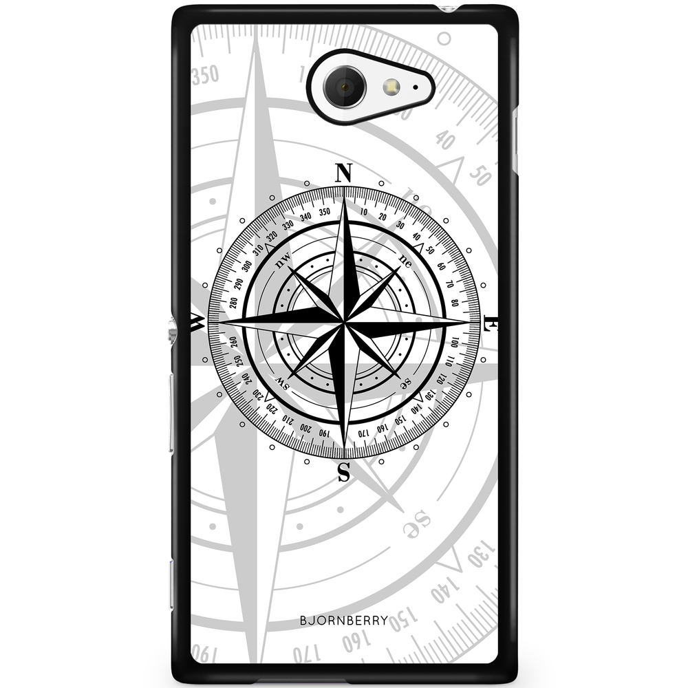 Sony Xperia M2 Aqua Case - Compass White