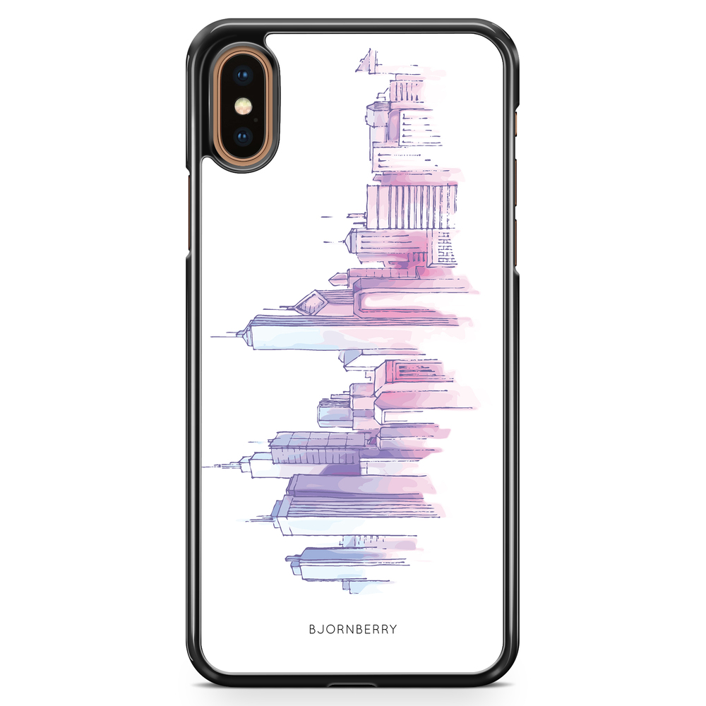 iPhone XS Max Case - Watercolor Skyline
