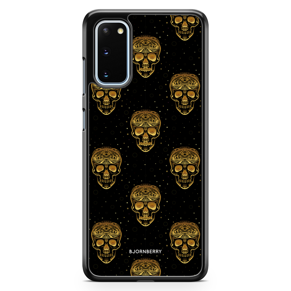 Samsung Galaxy S20 FE Case - Gold Skulls