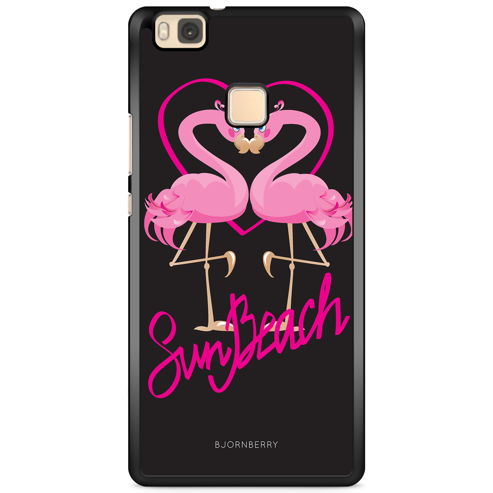 Huawei P9 Lite Case - Sun Beach Flamingo