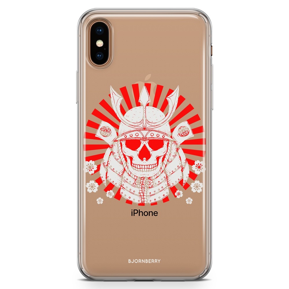 iPhone Xs Max Fashion Case - Samurai Skull