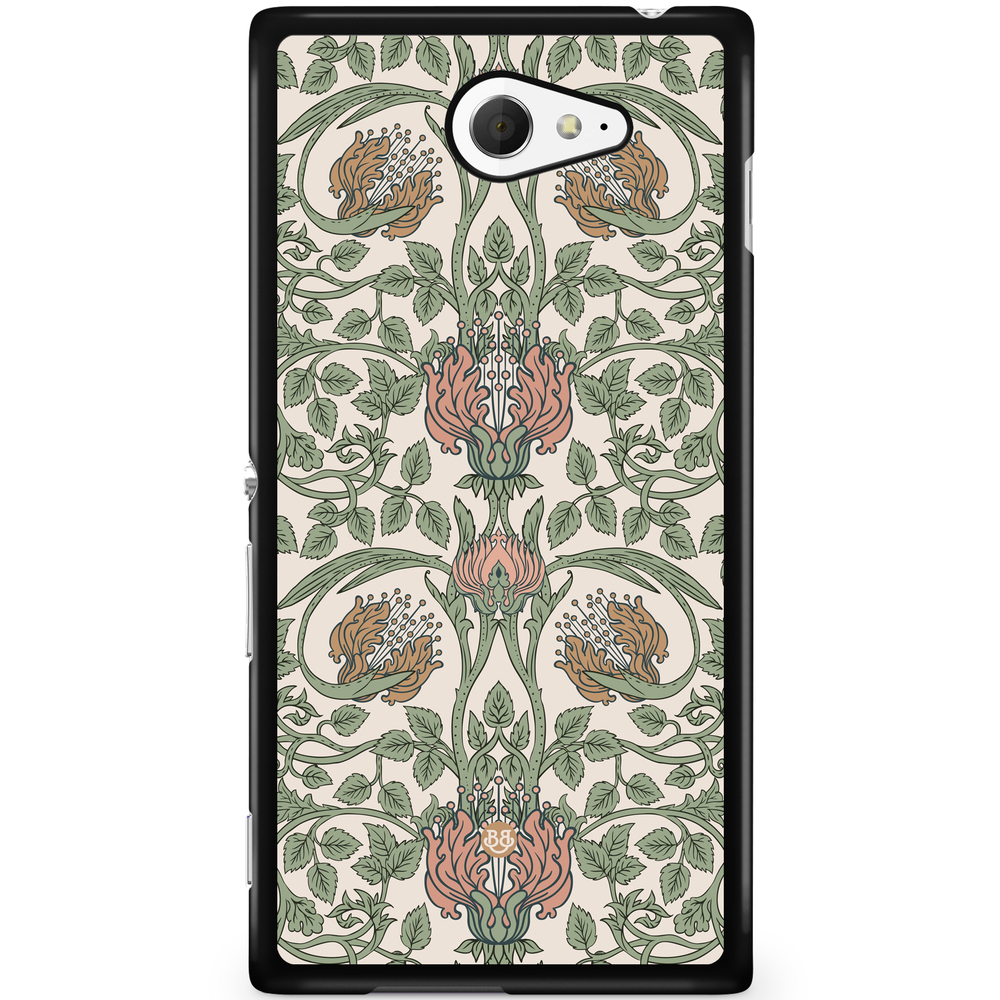 Sony Xperia M2 Aqua Case - Retro Wallpaper