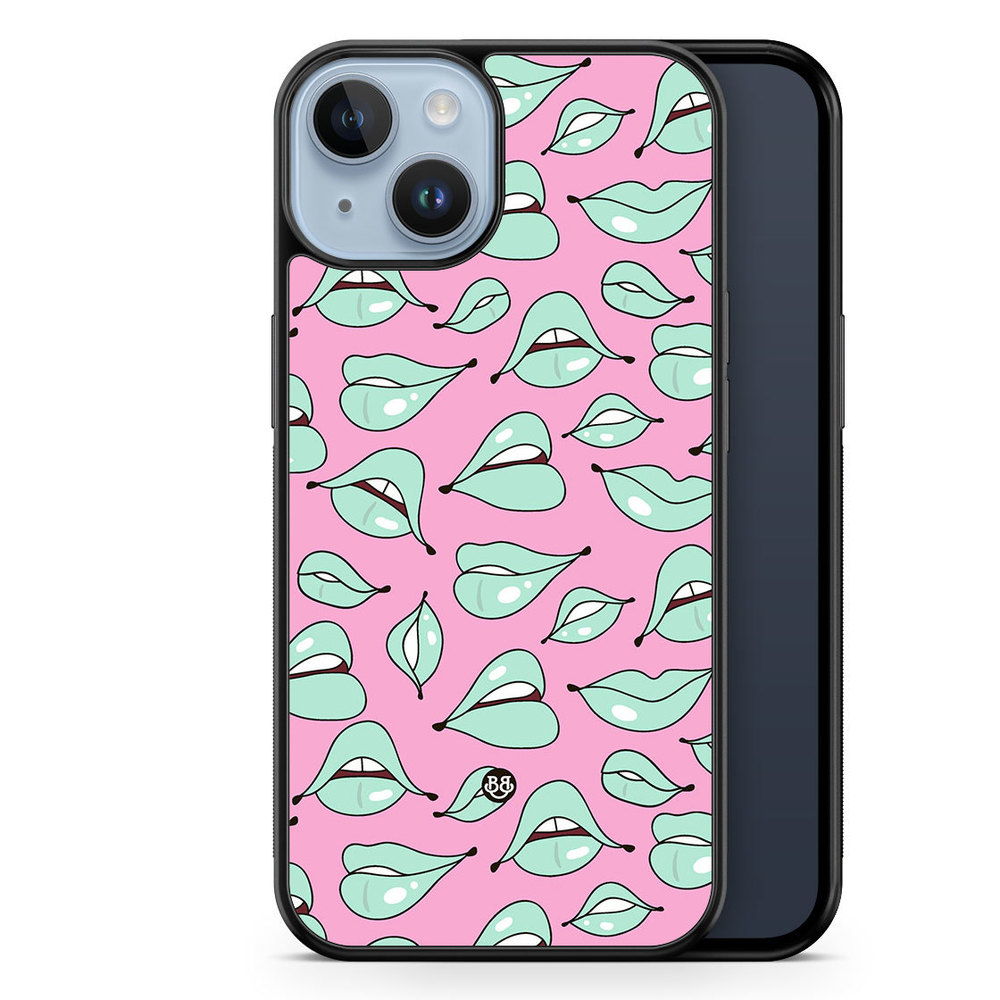 iPhone 14 Plus Case - Green Lips