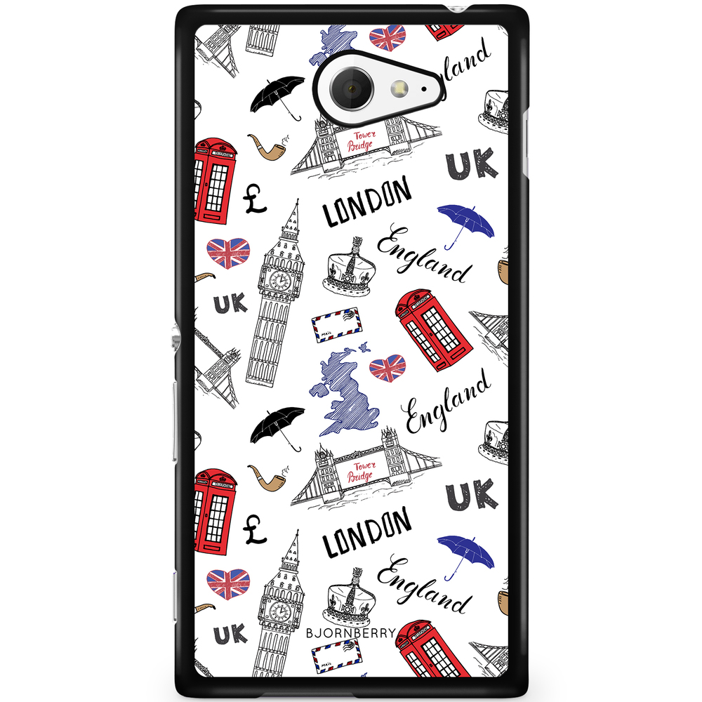 Sony Xperia M2 Aqua Case - UK Pattern