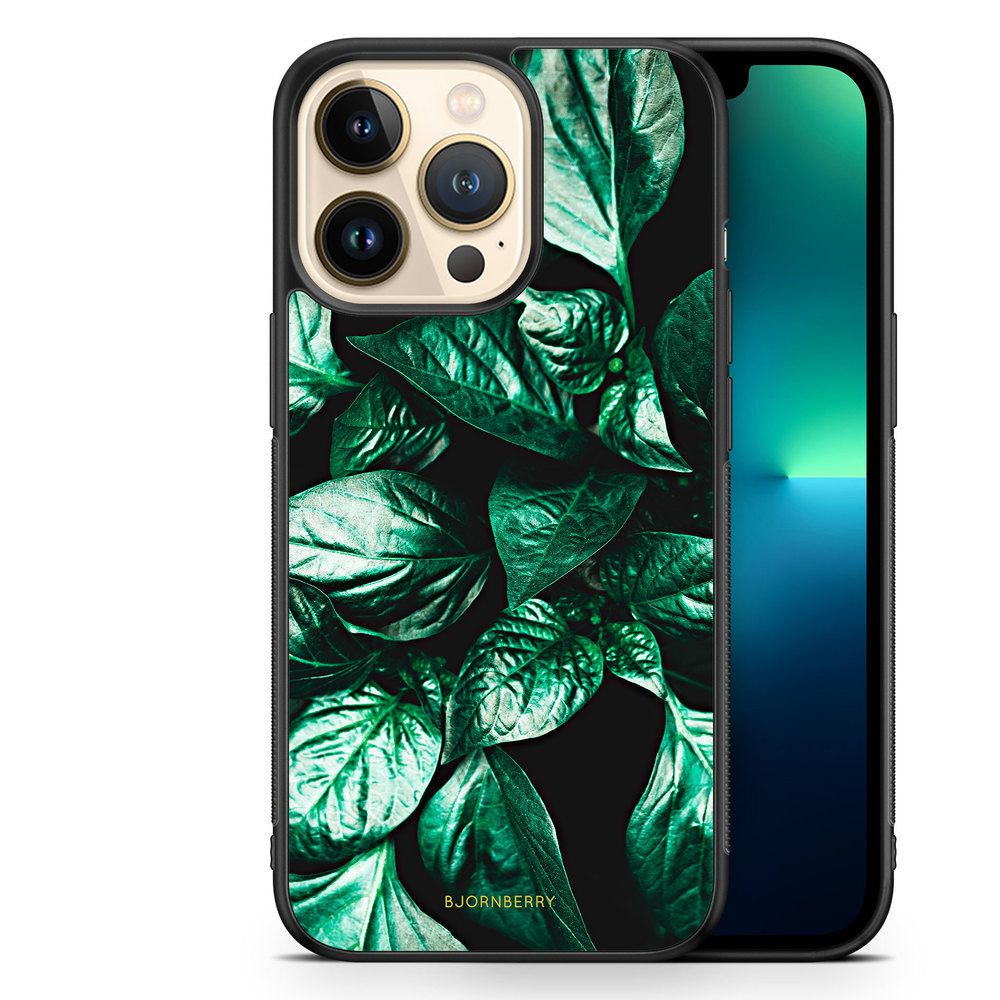 iPhone 13 Pro Case - Green Leaves