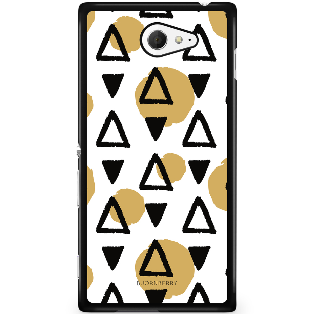 Sony Xperia M2 Aqua Case - Triangles