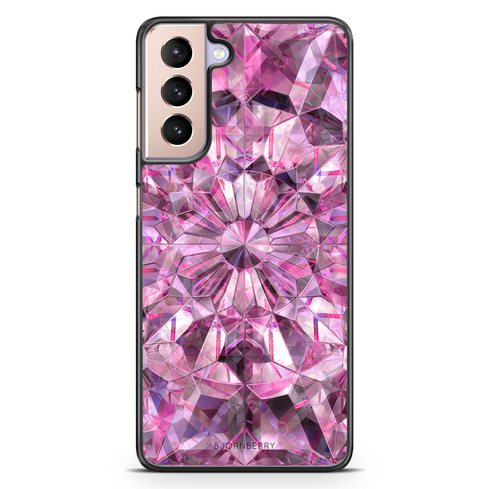 Samsung Galaxy S21 Case - Pink Crystals