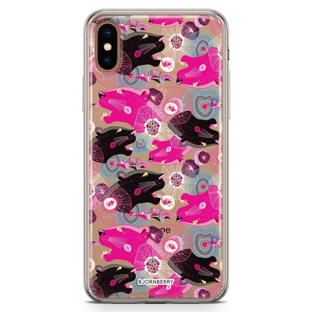iPhone Xs Max Fashion Case - Panther Pattern