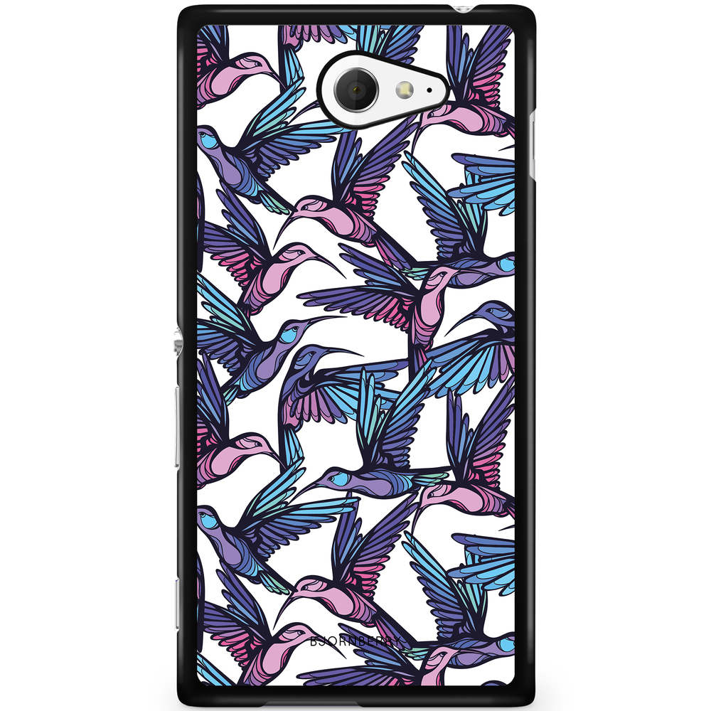 Sony Xperia M2 Aqua Case - Hummingbirds