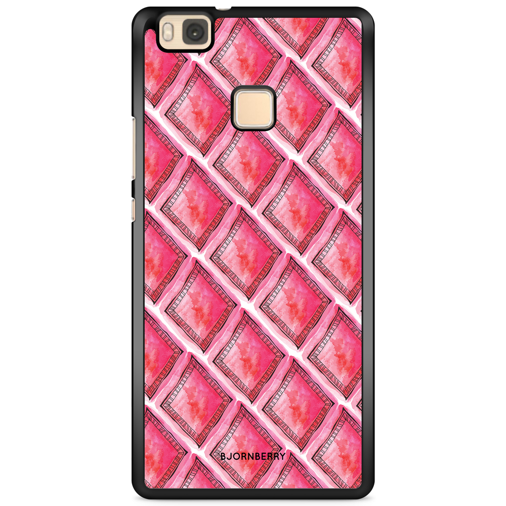 Huawei P9 Lite Case - Red Rhombus