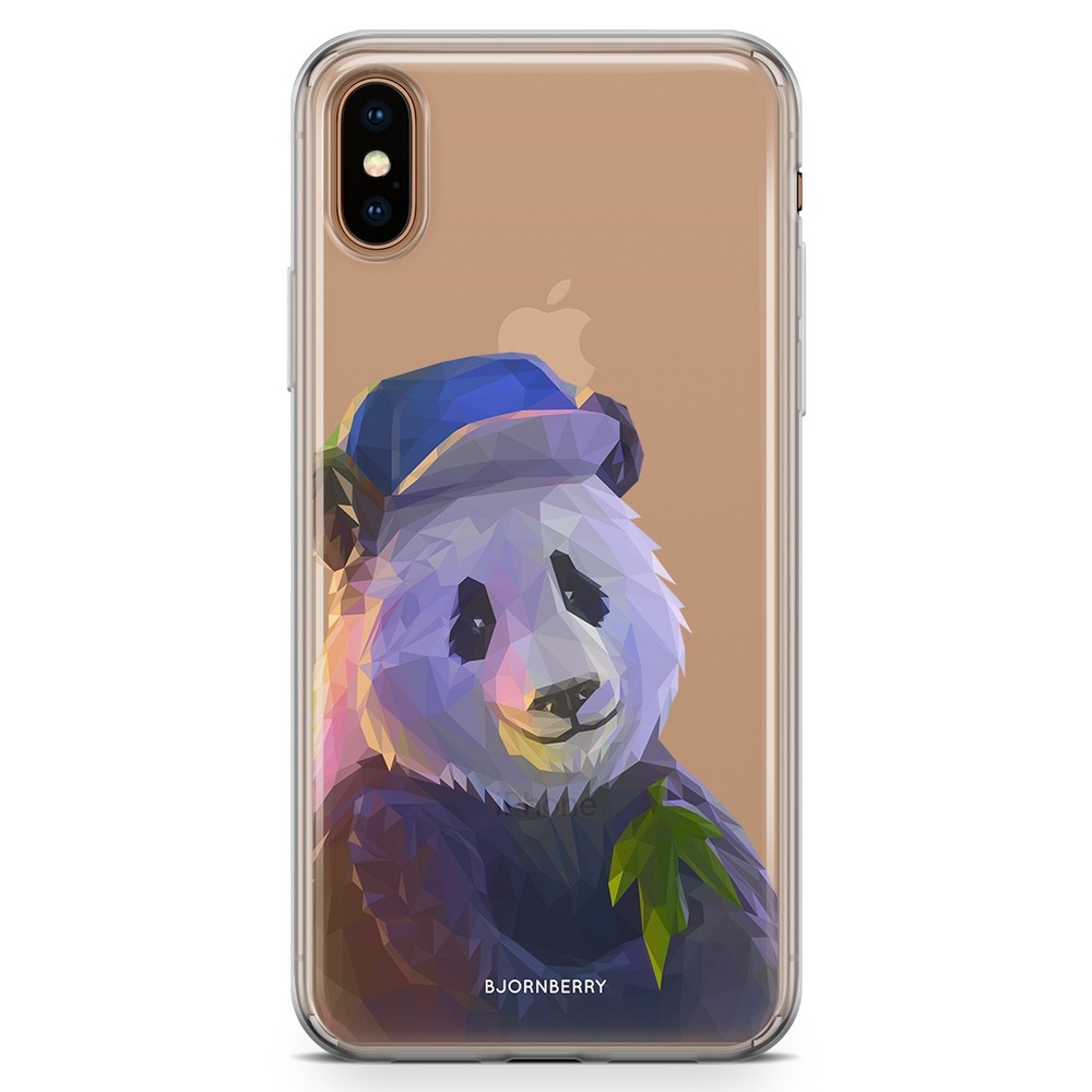 iPhone Xs Max Fashion Skal - Färgglad Panda