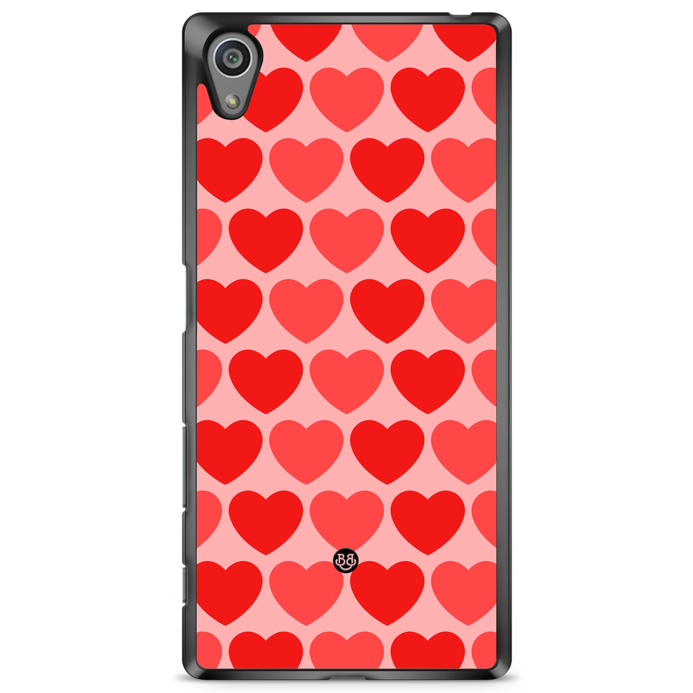 Sony Xperia Z5 Premium Case - Red Hearts