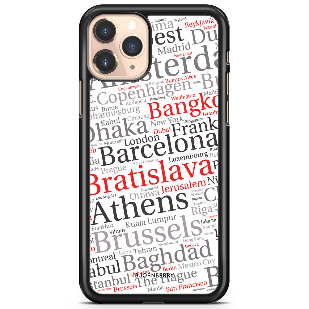 iPhone 11 Pro Max Case - City Names