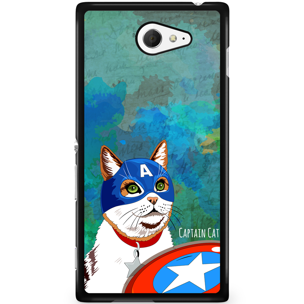 Sony Xperia M2 Aqua Case -  Captain Cat