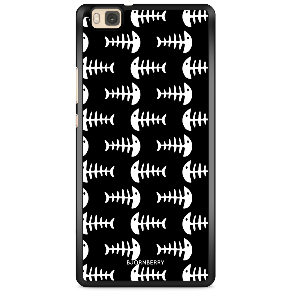 Huawei P8 Lite Case - Fish Skeleton