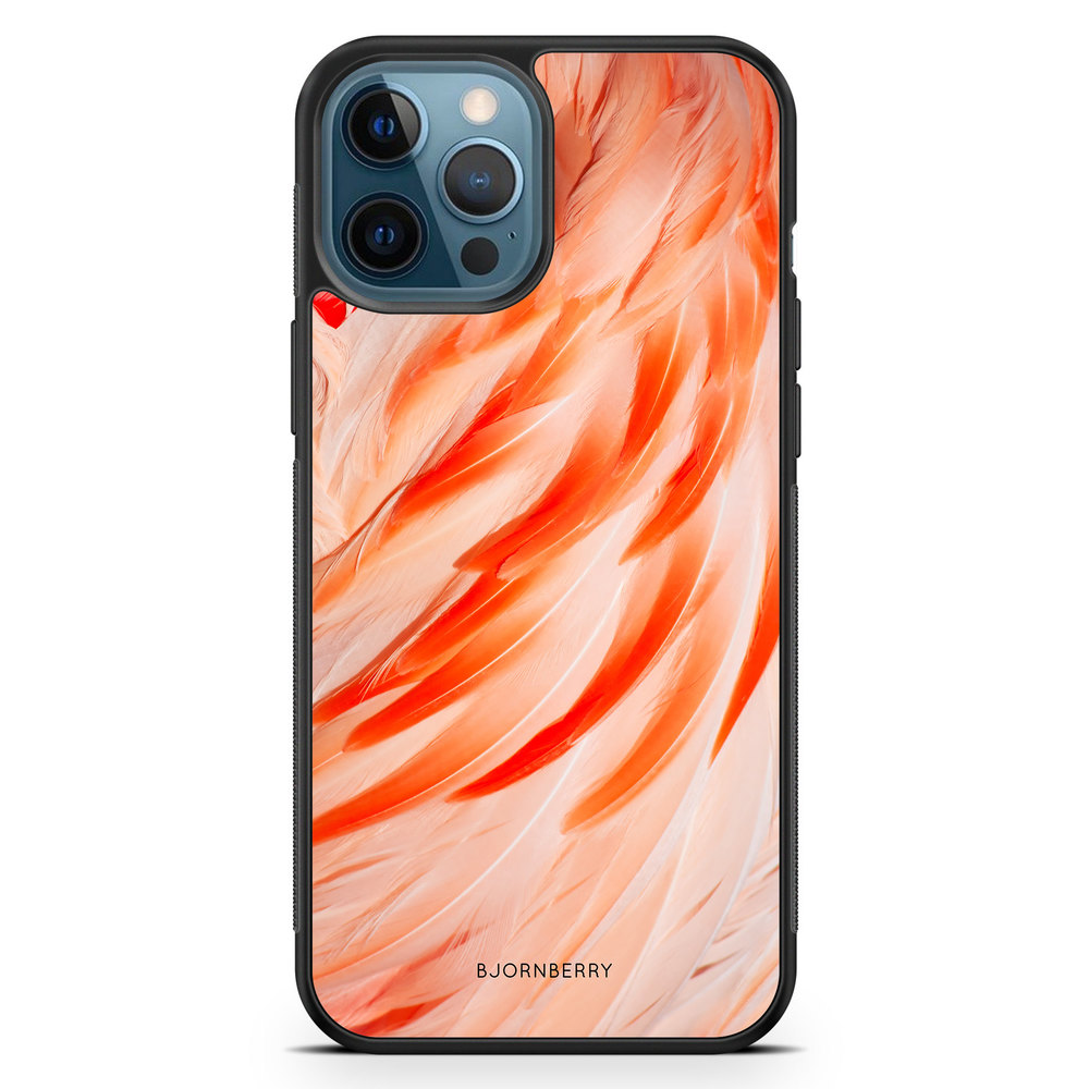 iPhone 12 Pro Case - Flamingo Feathers