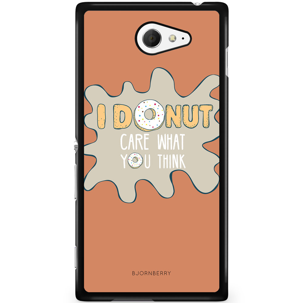 Sony Xperia M2 Aqua Case - I Donut Care