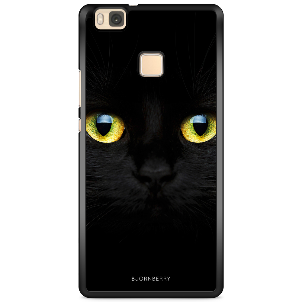 Huawei P9 Lite Case - Black Cat Close Up