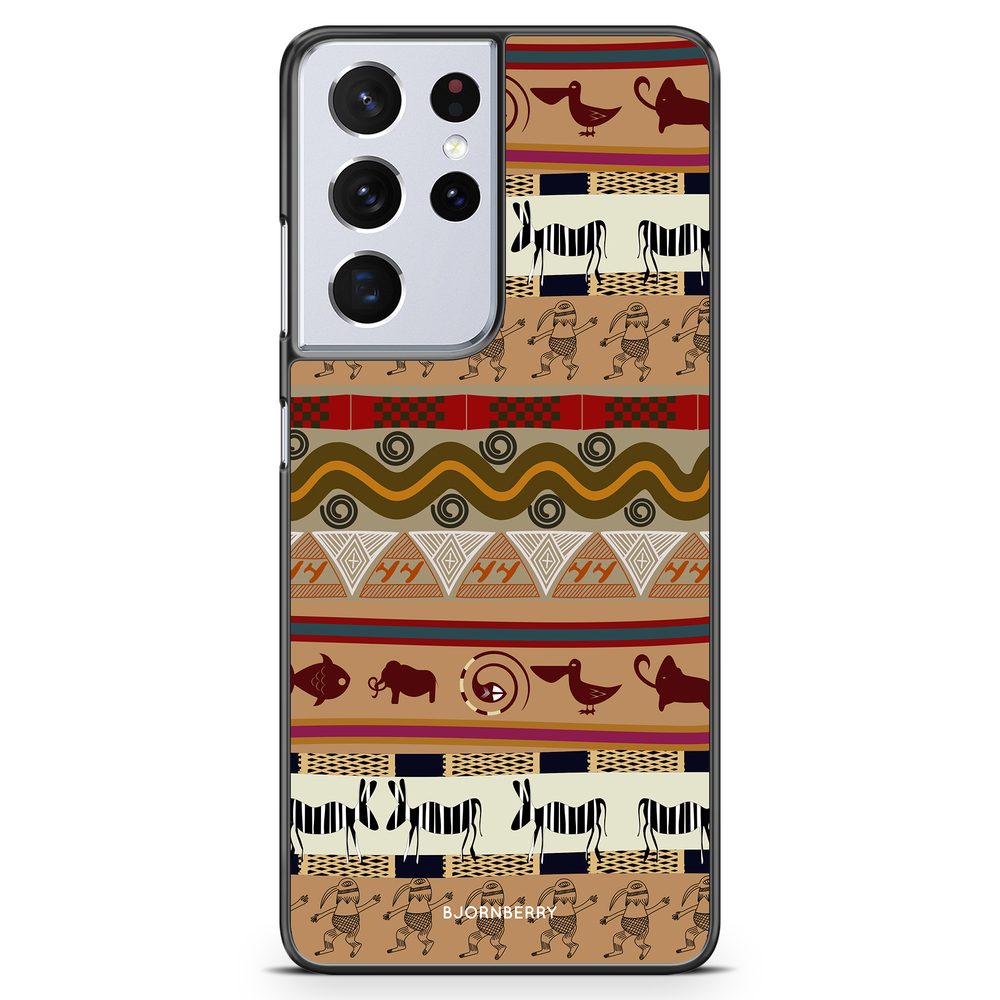 Samsung Galaxy S21 Ultra Case - Animal Aztec