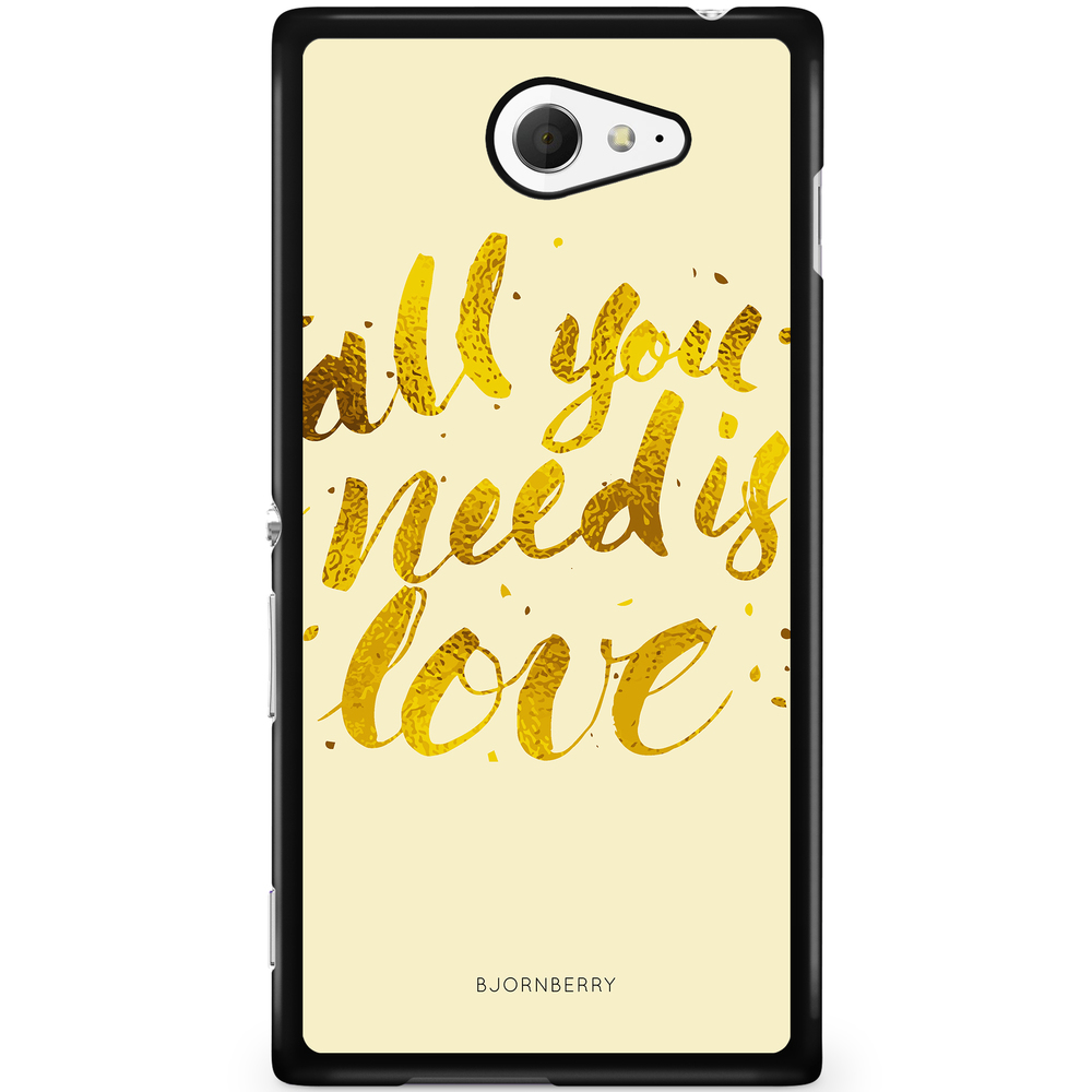 Sony Xperia M2 Aqua Case - All You Need is Love