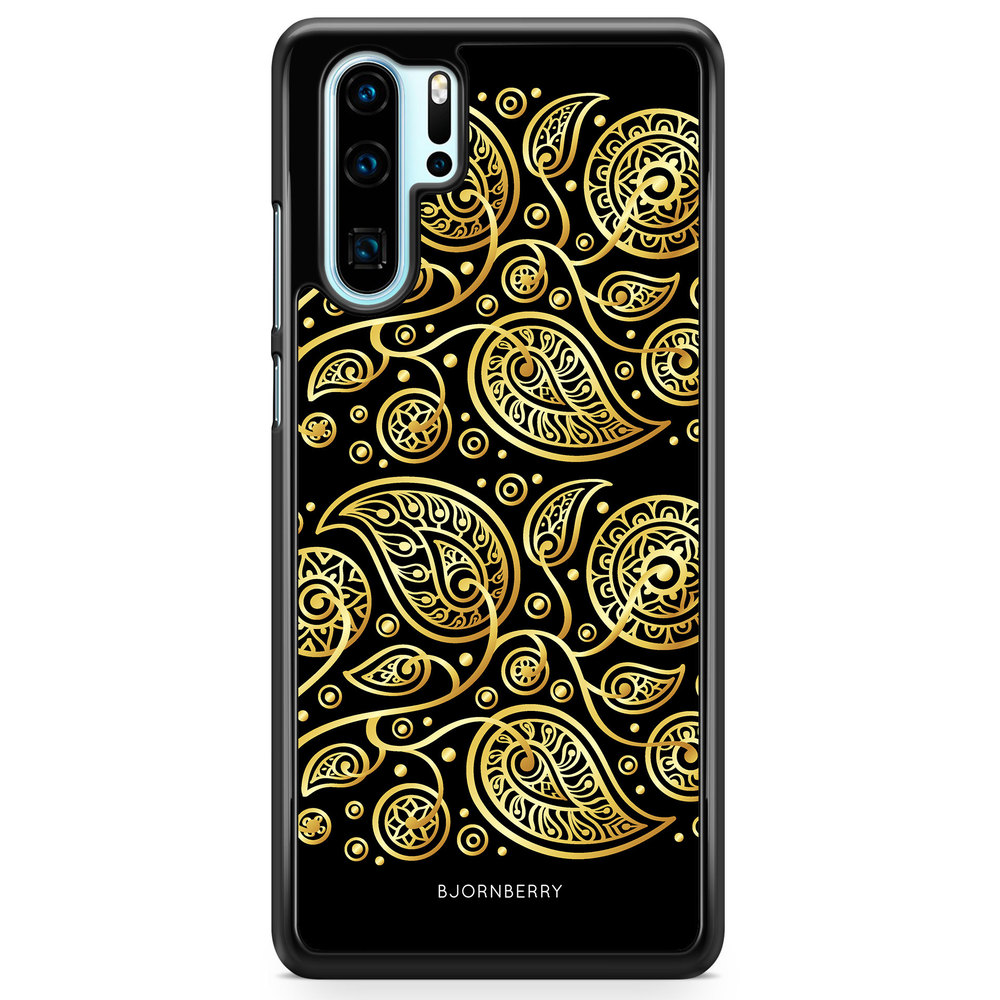 Huawei P30 Pro Case - Gold Flowers