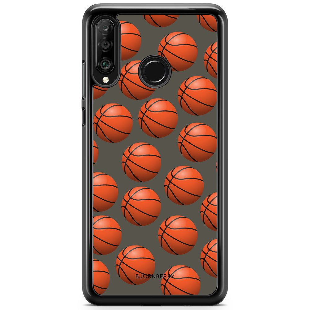 Huawei P30 Lite Case - Basketballs Pattern