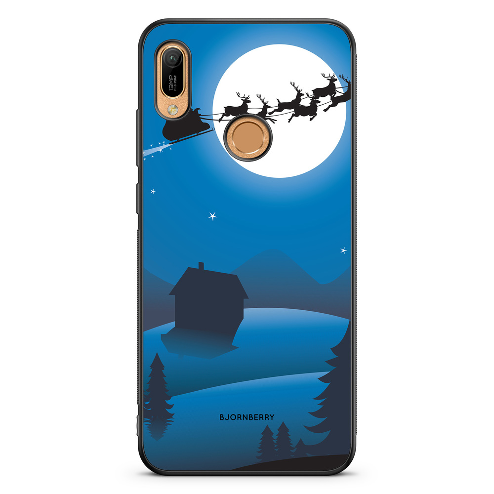 Huawei Y6 2019 Case - Festive Sleigh