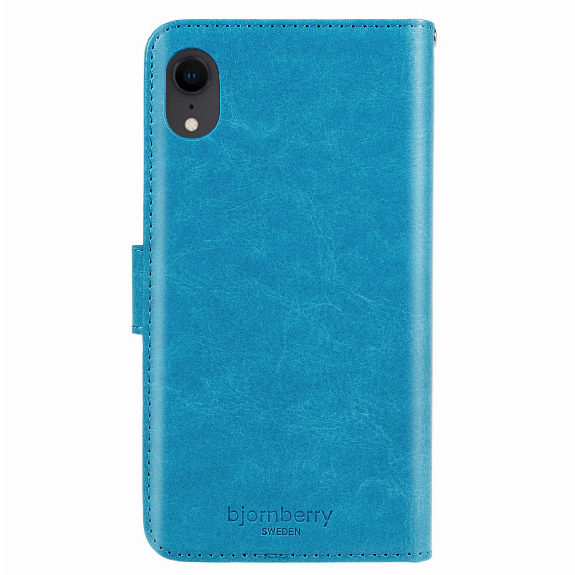 iPhone XR Magnet Wallet Case MONOGRAM - Light Blue - 4