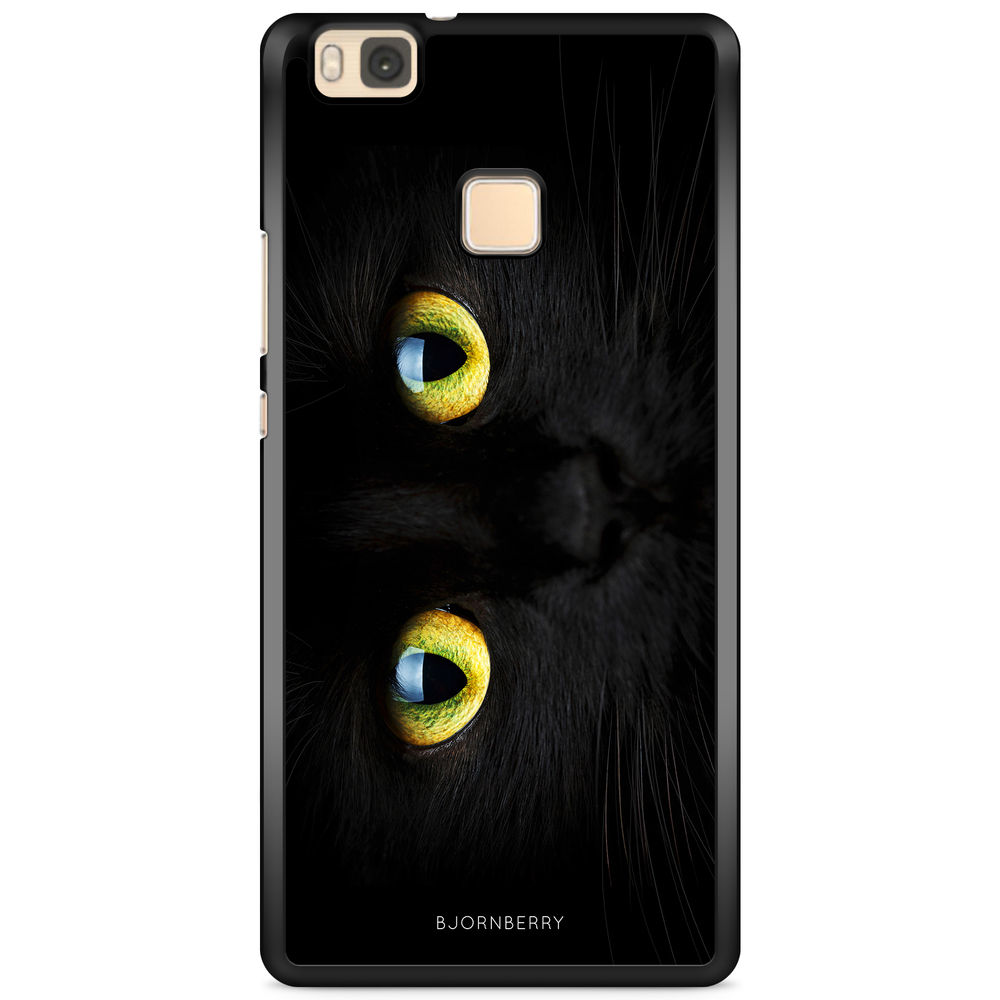 Huawei P9 Lite Case - Black Cat Close Up