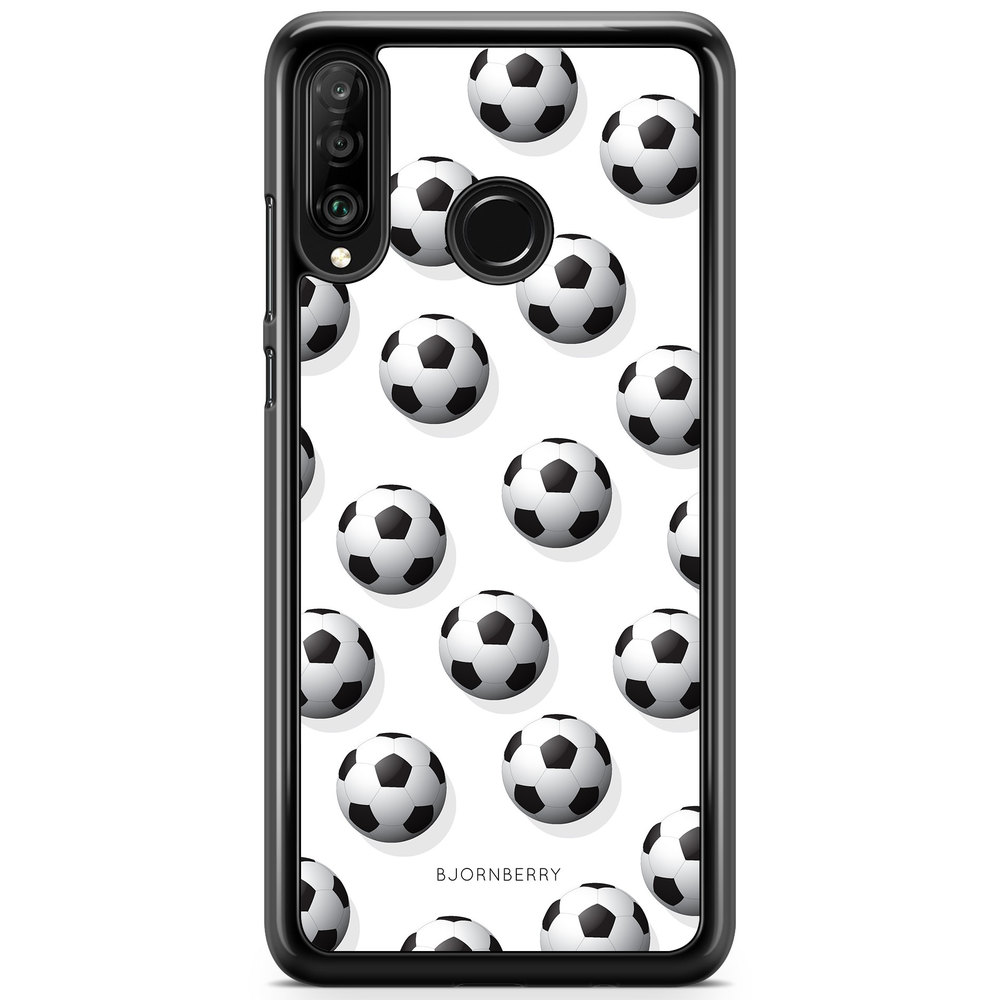 Huawei P30 Lite Case - Footballs Pattern