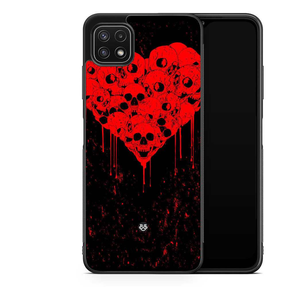 Samsung Galaxy A22 5G Case - Skull Heart