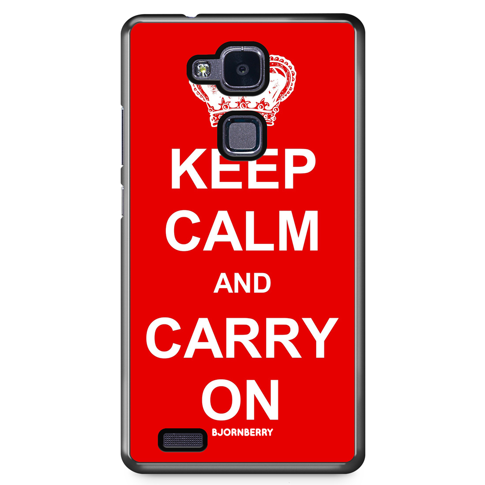 Huawei Honor 5X Case - Keep calm carry on