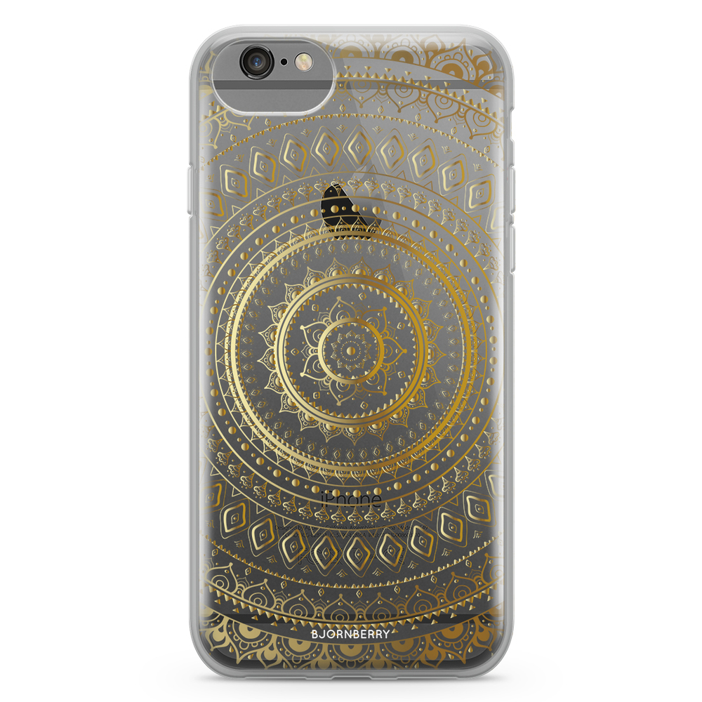 iPhone 6/6s Fashion Skal - Guld Mandala