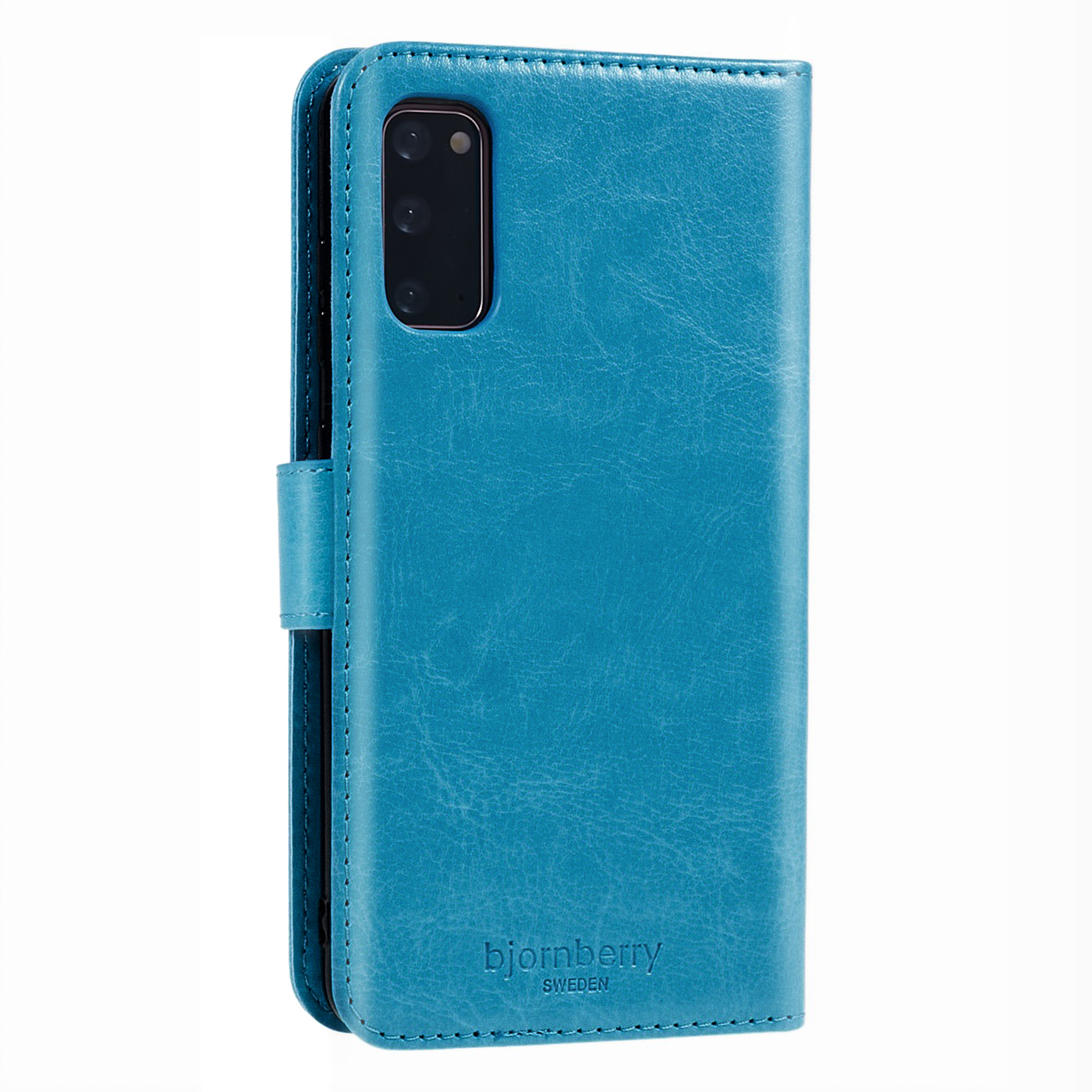 Samsung Galaxy S20 Magnet Wallet Case MONOGRAM - Light Blue - 4