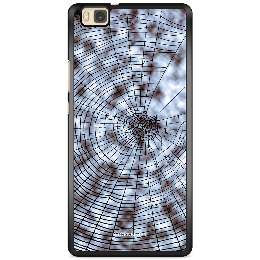 Huawei P8 Lite Case - Black Spiderweb