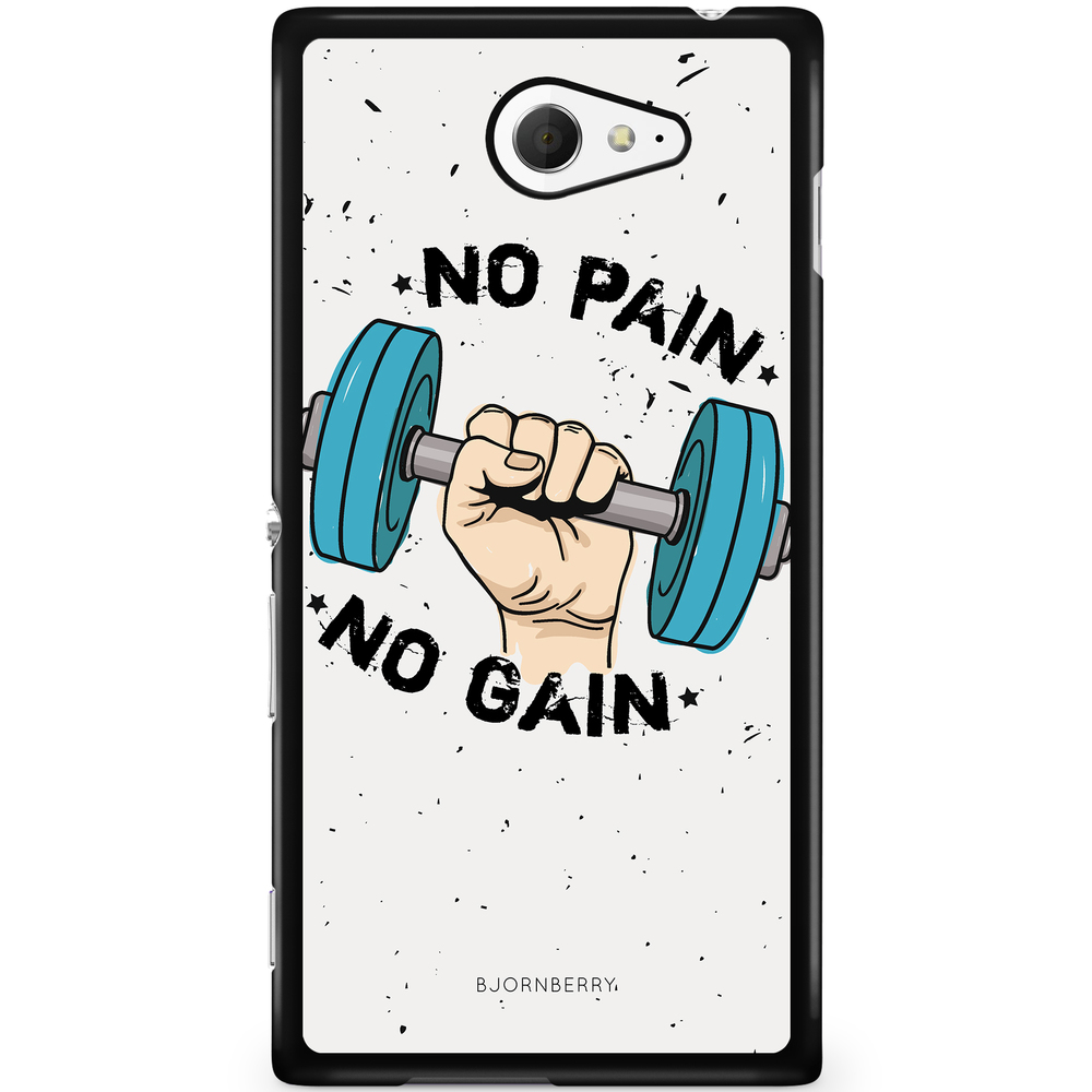 Sony Xperia M2 Aqua Case - No Pain No Gain