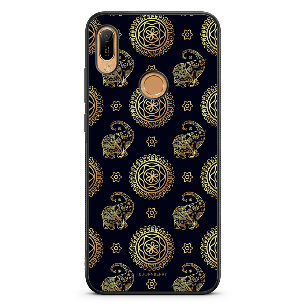 Huawei Y6 2019 Case - Elephant Gold