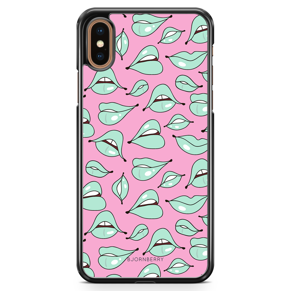 iPhone XS Max Case - Green Lips