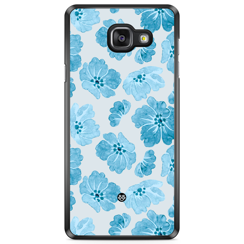 Samsung Galaxy A5 6 (2016) Case - WILD BLOOM - Blue Petals