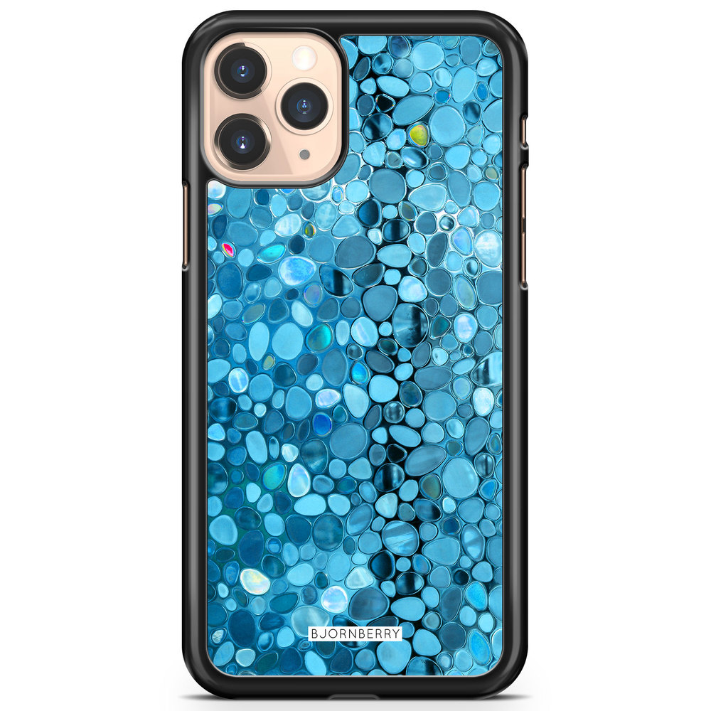 iPhone 11 Pro Max Case - Stained Glass Blue