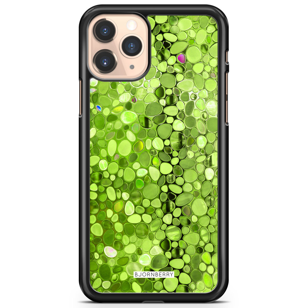 iPhone 11 Pro Max Case - Stained Glass Green
